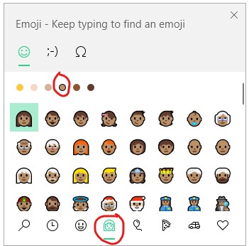 emoji skin colour